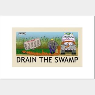 Drain the Swamp Posters and Art